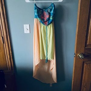 NWT Apricot Lane Flying Tomato boho hi-low dress